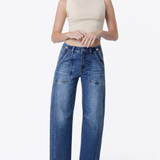 Embolden Mid Wash Barrel | High Rise