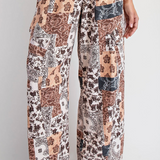 Evening Walks Patchwork Paisley Pant