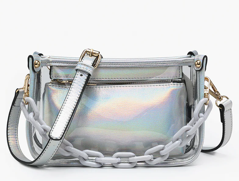 Jessica Clear Vegan Crossbody