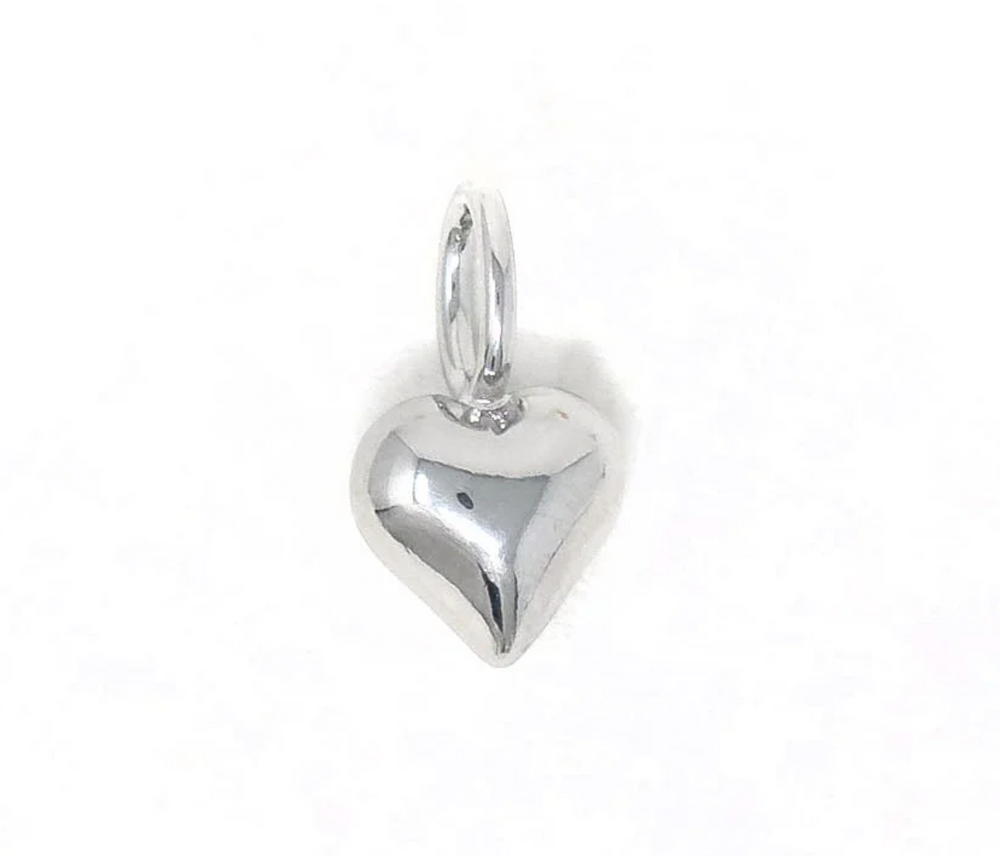 Puffy Heart Silver