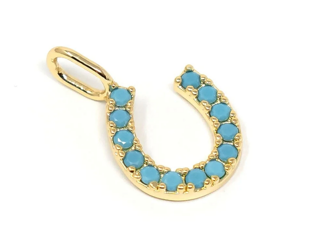 Lucky Horseshoe Turquoise