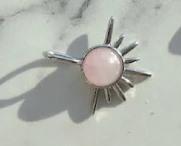 Solstice Pink Opal in Silver
