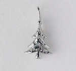 TSK CHRISTMAS TREE WITH CLEAR CRYSTAL CHARM