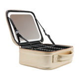 Vegan Leather Travel Case | Lighted Mirror
