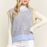 Color Me Happy Texture Sweater Vest