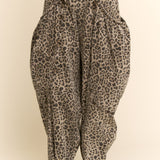 Dark Leo Harem Barrel Pant