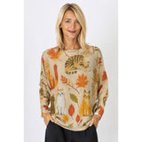 AUTUMM WHISKER KITTEN LUREX BATWING