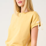 Daisy Yellow Crochet Trim Set | Sold as Separates