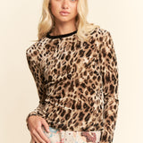 Walkin Wild Tan Leo Long Sleeve