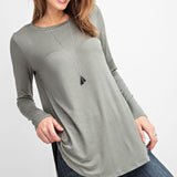 The Fave Basic Round Neck L/S Top