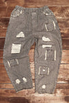 Always On The Road Stripe Crop Patch Pant
