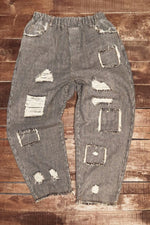 Always On The Road Stripe Crop Patch Pant