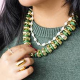 Golden Grove Gem Necklace