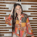 Paisley Patchwork Mix Blouse