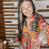 Paisley Patchwork Mix Blouse