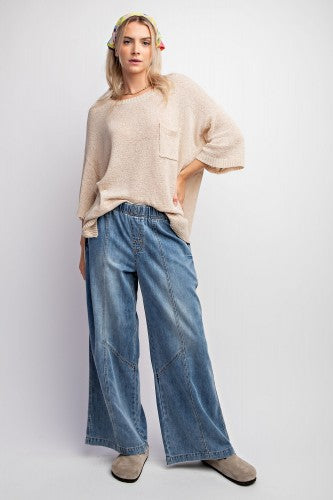 Knitted Sweater Oversize Dolman