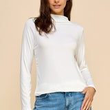 Micro Rib Turtleneck Long Sleeve