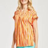 Apricot Multi Wrinkle Free Top