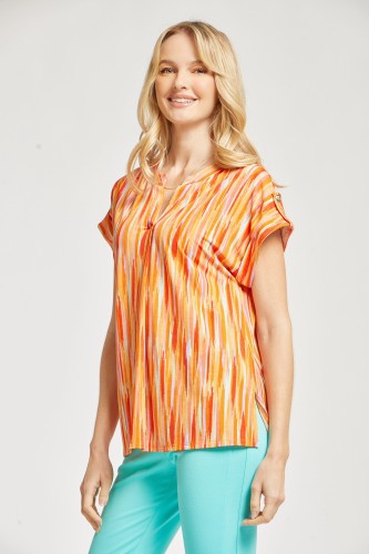 Apricot Multi Wrinkle Free Top