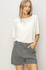 Modal Dolman Round Neck Top
