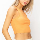 Ribbed Crop Tank