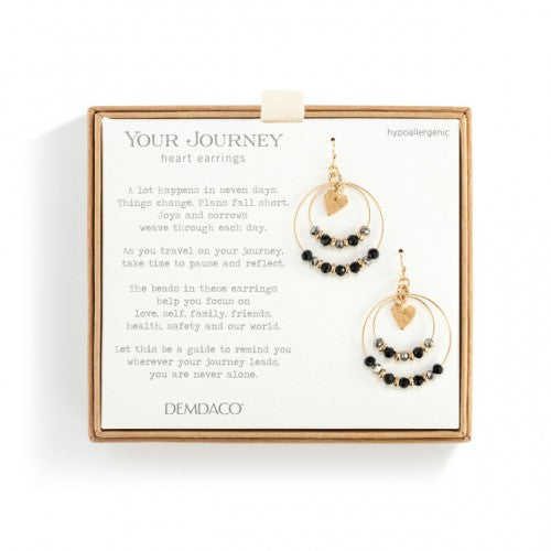 Beaded Love Earrings
