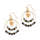 Beaded Love Earrings