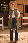 Light Quilted Long Vest