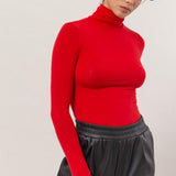 Turtleneck Essential Long Sleeve Layering Top