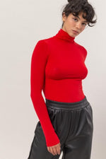 Turtleneck Essential Long Sleeve Layering Top