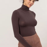 Turtleneck Essential Long Sleeve Layering Top