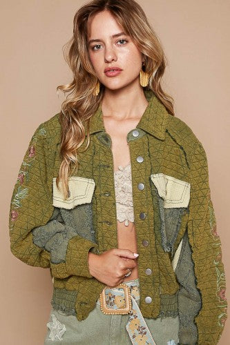 Basil Embroider Detail Jacket