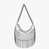 Juna Fringe Silver Crossbody