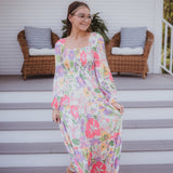 Retro Whimsy Bold Floral Dress