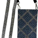 MARINERS CROSS COLLECTION CELLPHONE PURSE NAVY WAVE