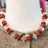 Cherry Pop Beaded Necklace