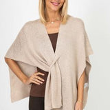 LOOP FRONT KNIT COVER UP SWEATER