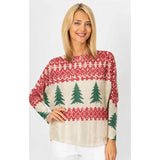 VINTAGE CHRISTMAS SHINY THREAD BATWING