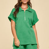 Yacht Club 1/4 Zip Short Set | Sold as Set