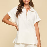 Yacht Club 1/4 Zip Short Set | Sold as Set