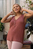Red Brick Front Button Tank