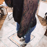 Sequin Detail Sleeve Top
