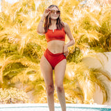 Burnt Orange 2 Piece Swim