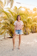 Mid Rise Bleached Shorts