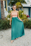 At The Resort Salmon + Green Dress