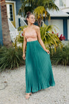 At The Resort Salmon + Green Dress