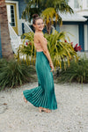 At The Resort Salmon + Green Dress