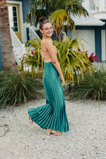 At The Resort Salmon + Green Dress