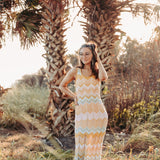 Catch You Later Chevron Woven Maxi