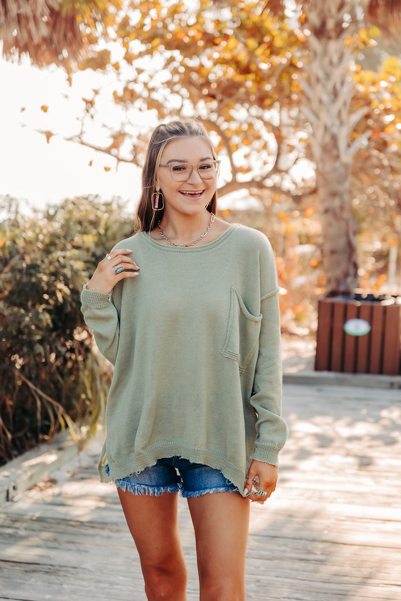 LS Lightweight Oversized Sweater Pullover